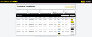 Dealer Transmittal Portal CSR View Demo
